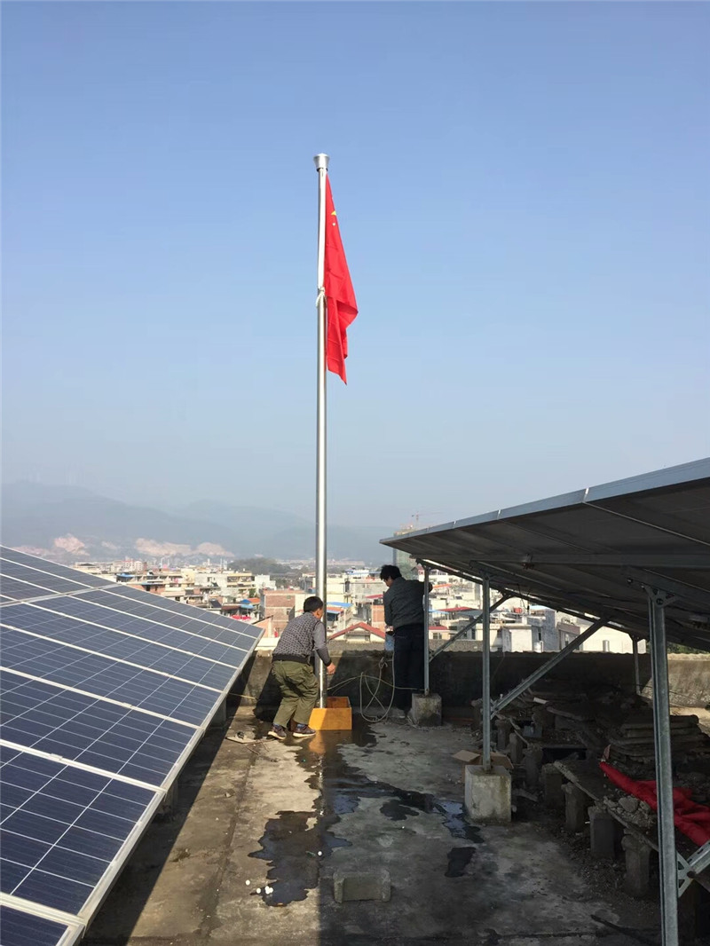江西贛州龍南縣6米樓頂旗桿